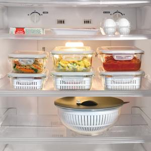 電子レンジ調理器 耐熱ガラス角型容器セット L...の詳細画像3