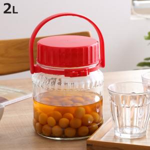 東洋佐々木ガラス 果実酒びん 漬け上手 2L らっきょう 1kg用 保存容器
