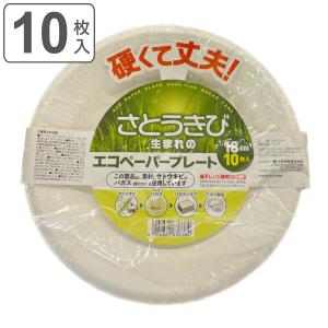 サンナップ（SUNNAP） 紙皿 使い捨て 23cm 6枚入 エコペーパープレート