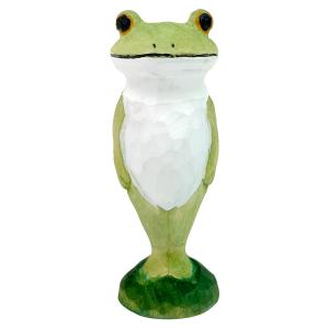置き物 ツノの親分 Copeau コポー （ カエル 置物 玄関 かえる 蛙