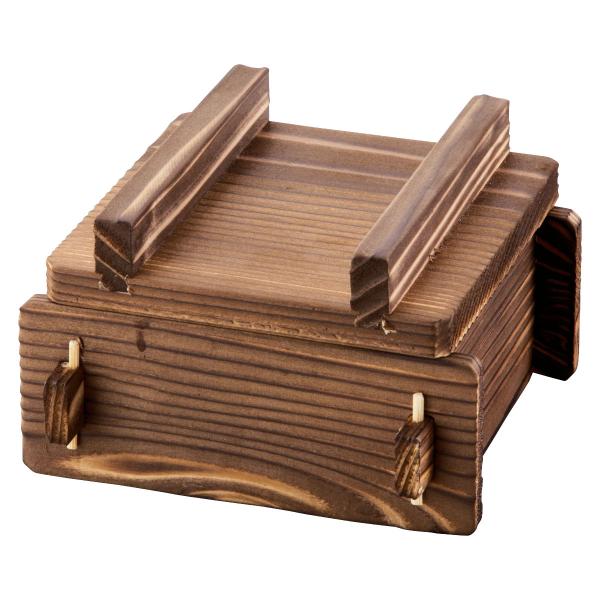 せいろ本体・竹スのみ 角蒸ミニセイロセット 小 専用 和せいろ 焼杉 （ 卓上せいろ 蒸籠 蒸篭 蒸...