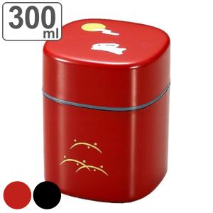 HAKOYA 茶筒 300ml 茶入れ 朱うさぎ （ おしゃれ 日本製 かわいい お茶