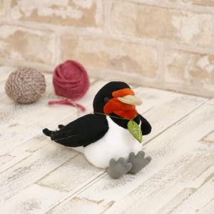 ぬいぐるみ potte カモのひな （ ヌイグルミ カモ ヒナ 小鳥 動物 雑貨
