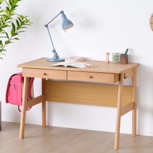 木製デスク　学習机 一生紀（ISSEIKI） 学習机 幅105cm シンプル 木製 RESCO （ 学習デスク