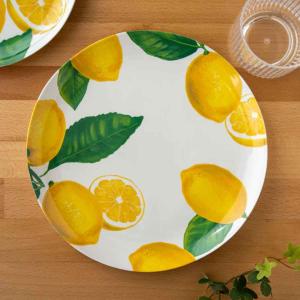 プレート 22cm フレッシュレモン プラスチック （ 食洗機対応 皿 お皿
