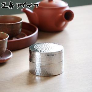 間村自造 錫製 茶筒 茶壺 煎茶道具 重量約306g y-400 : アンティーク