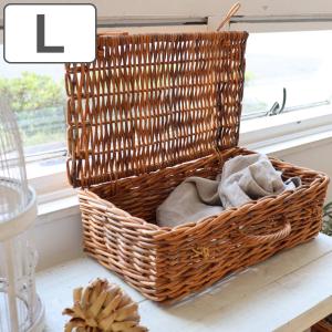 ツルヤ商店 籐バスケット maru S(籐 ラタン カゴ バスケット 収納かご