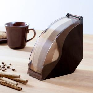 コーヒーフィルターケース 100枚 プラスチック （ コーヒーフィルター ケース 収納 コーヒーフィルター用 フィルターケース ）