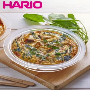 HARIO（ハリオ） パイ皿 20cm 耐熱ガラス （ HARIO 食洗機対応 電子