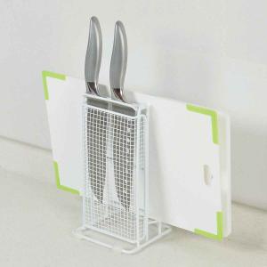 イオン ラップラクン 大型包丁差し 8本掛け 壁掛金具、スペーサー付き