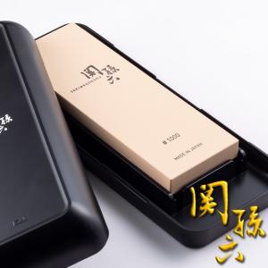 砥石 中 #1000 関孫六 包丁研ぎ （ 研ぎ石 中砥石 包丁 研ぎ 包丁研ぎ石 角砥石 日本製 ）