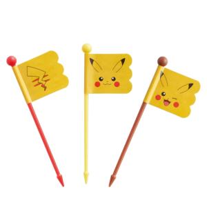 ピック ランチピックス 9本入り ピカチュウ （ ポケモン 9本 旗 串 フラッグ ）｜colorfulbox