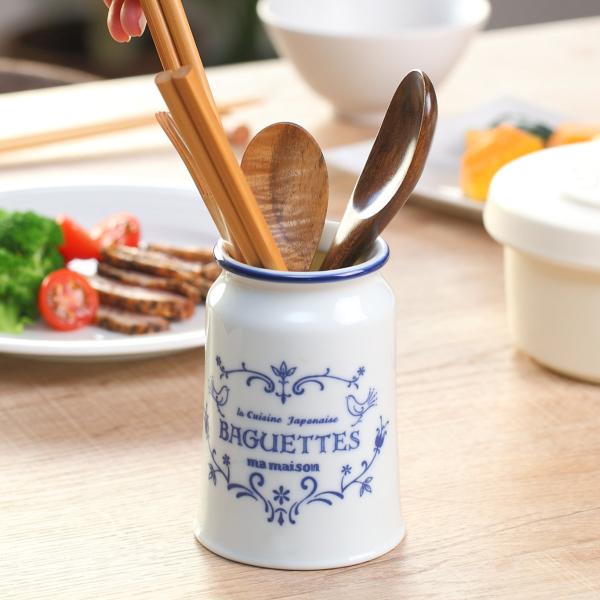 箸立て キュジーヌ （ 陶器 日本製 カトラリースタンド ツールスタンド キッチンツールスタンド 箸...