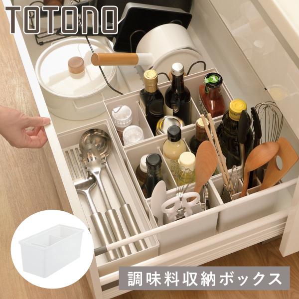 調味料収納 トトノ 引き出し用 調味料収納ボックスＲ （ 小物ケース 小物収納 収納ケース 調味料収...