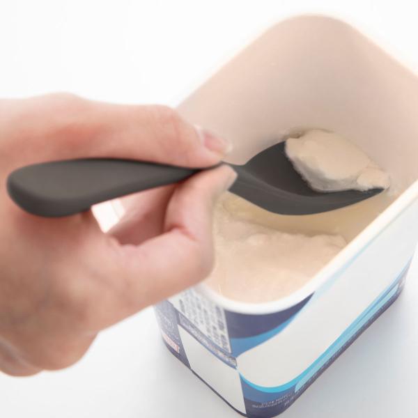 調理スプーン 18cm シリコン製 食洗機対応 貝印 （ スプーン シリコンスプーン スパチュラ 調...