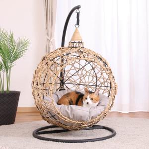 不二貿易（Fuji Boeki） ペットベッド ハンギングチェア ペット用 丸型