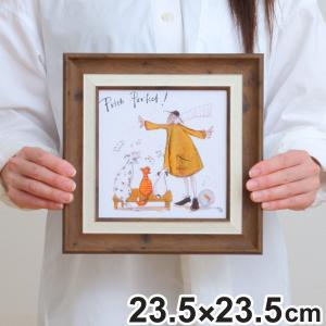 アートフレーム サムトフト 37.5×47.5cm ゴールド 木目 アンティーク