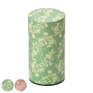 茶筒 200ml ぽッ・かん L 花唐草 （ 保存容器 おしゃれ 北欧 茶缶 お茶缶 茶葉容器 お茶保存缶 お茶容器 茶葉入れ 小物入れ インテリア ）