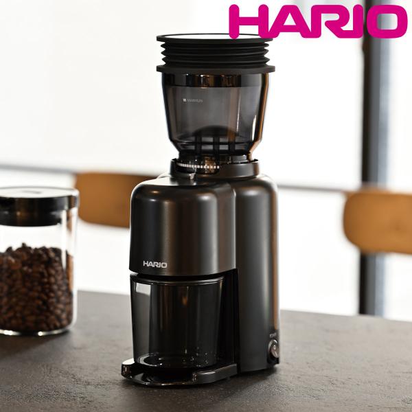ハリオ コーヒーグラインダー 電動 V60 コーヒーミル （ HARIO ミル 電動ミル 電動コーヒ...