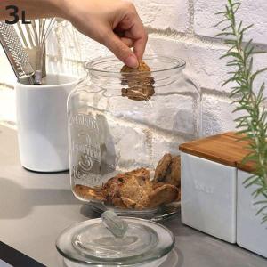 パール金属 保存容器 2L ガラス製 角型保存ビン （ ガラス ガラス容器