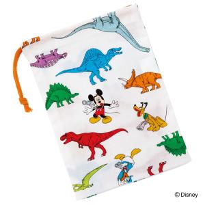 コップ袋 MK&FR恐竜 （ ミッキー 子供用 給食袋 きんちゃく袋 巾着 コップ 袋 日本製 ）｜colorfulbox