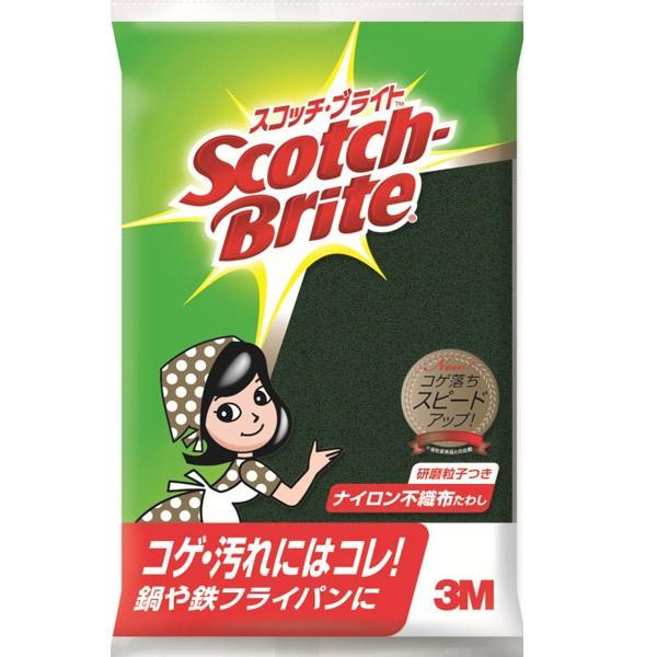 キッチンたわし　スコッチ・ブライト　ナイロンタワシ （ 台所用たわし こげ落とし 調理器具用 ）