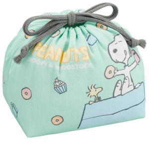 OSK（オーエスケー） 巾着 巾着弁当袋 スヌーピー （ SNOOPY 弁当袋 お