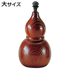 七味入れ 小 木製 ひょうたん型七味入 （ 七味 一味 山椒 容器