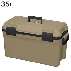 クーラーボックス 35L アイセル35 サンドベージュ （ 保冷 クーラーBOX 保冷ボックス クーラーバッグ 冷蔵ボックス 35リットル ）｜colorfulbox