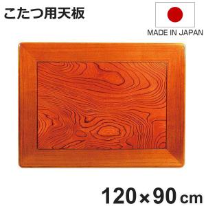 こたつ用天板 幅105cm 正方形 木製 ケヤキ突板 両面仕上 日本製 （ 座