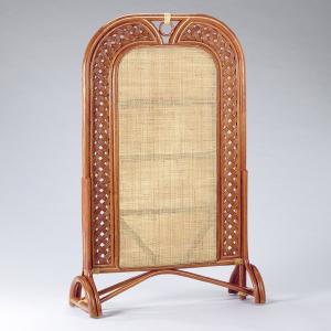 衝立 ラタン 間仕切り パーテーション 籐家具 高さ101cm（ 和 アジアン