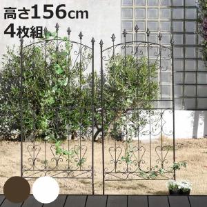 ガーデンフェンス アイアン 幅58×奥行2.5×高さ36cm オールド