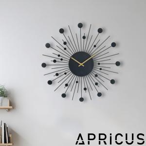 掛け時計 秒針なし 静音 メテオシャワー アプリクス 直径50cm （ 時計