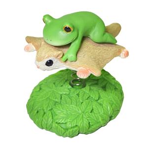 コポー モモンガと空中散歩 カエル 置物 （ Copeau 置き物 コポタロウ