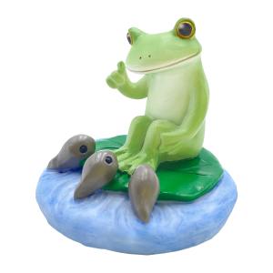 オブジェ カエル トランプでズルするカエル Copeau （ 置き物 コポー