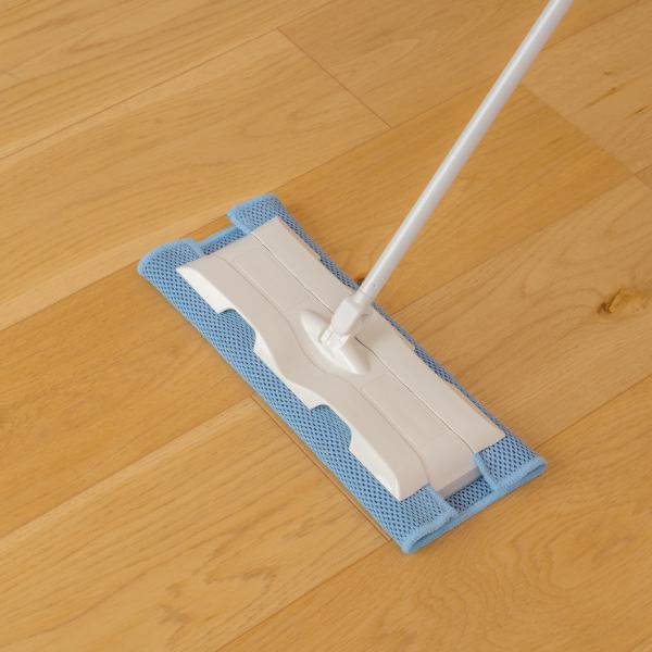 フローリングワイパー マルチ フロアワイパー ぞうきん対応 （ 床拭き ワイパー 伸縮タイプ 長さ ...
