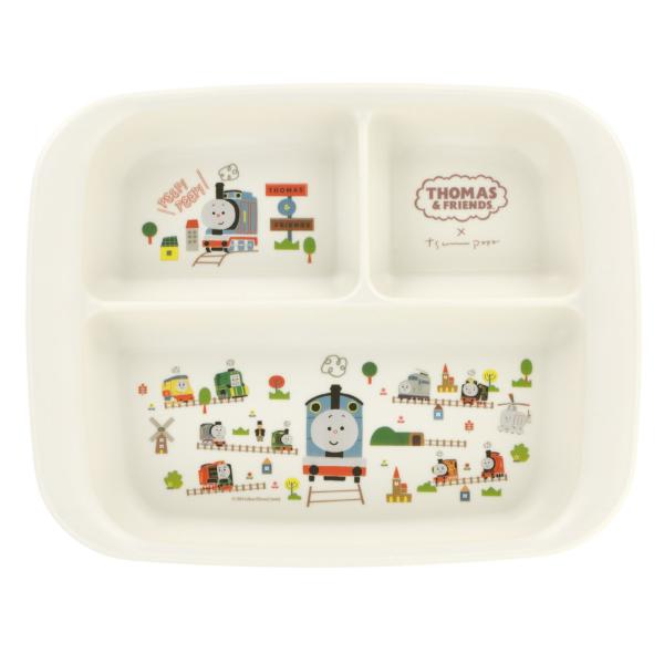 ランチプレート 抗菌 レンジ食洗機対応ランチ皿 トーマス×つむぱぱ （ 日本製 電子レンジ対応 食洗...