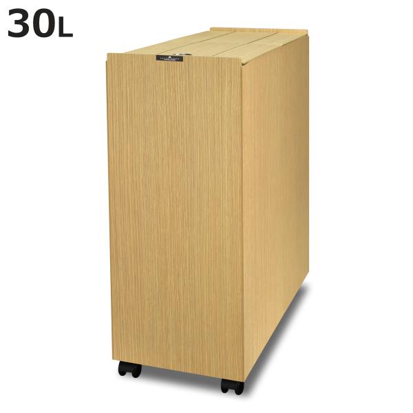 ゴミ箱 30L バスク 日本製 リビングペール （ ごみ箱 木目調 30リットル 袋 見えない くず...