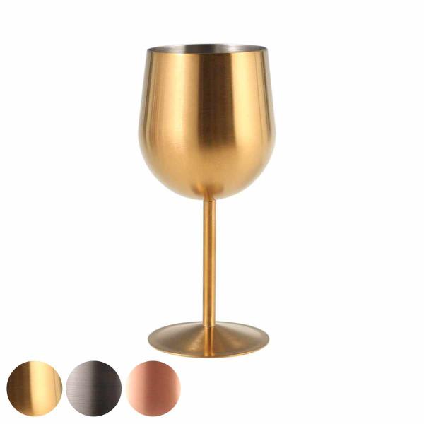 ワイングラス 350ml STAINLESS STEEL WINE GLASS M.COPPER G...