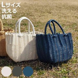 ちどり産業 PPかごワイドバッグ 91-17 ブラウン お取り寄せ (幅34×奥行