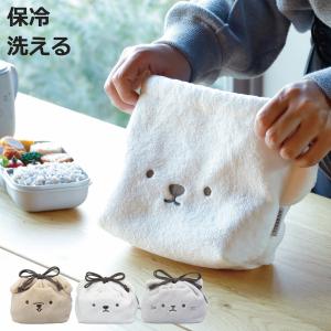 アニボール 保冷ランチ巾着 弁当袋 （ 洗濯可能 保冷巾着 お弁当袋 お弁当入れ ランチバッグ おべんとう袋 マチ有り 巾着 ）