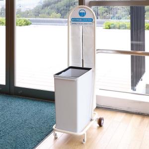 傘ぽん スリムタイプ ホルダー付き KP-19NH 傘袋自動装着機 折りたたみ