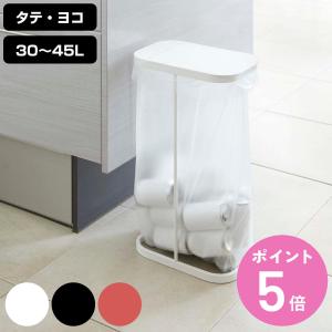 山崎実業 ルーチェ 分別ゴミ袋ホルダー （ 4903208075527 ごみ箱 ルーチェシリーズ 490 ゴミ箱 スリム 30L 45L 分別 ゴミ袋 ホルダー スタンド ）