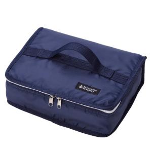 保冷弁当袋 ブック型 シンプル ブルー