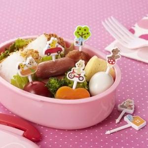 ピック　ファニーフレンズピック　8本入　お弁当グッズ （ キャラ弁 お弁当ピック ピックス ）｜colorfulbox