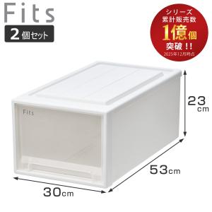 Fits 収納ケース フィッツ フィッツケース クローゼット M-53 2個