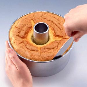 シフォンケーキ型 17cm ケーキ型 スチール タイガークラウン （ シフォン型 製菓グッズ 道具 焼き型 洋菓子型 ）｜colorfulbox