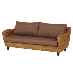 ソファ 3人掛け ウォーターヒヤシンス製 アジアン家具 LOTUS 幅180cm