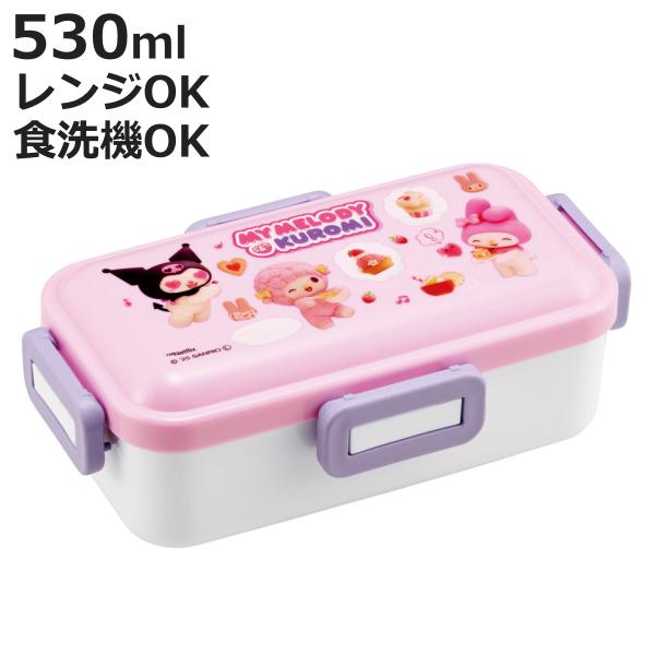 弁当箱 1段 530ml ふわっと弁当箱 マイメロクロミ Netflix （ ランチボックス 食洗機...
