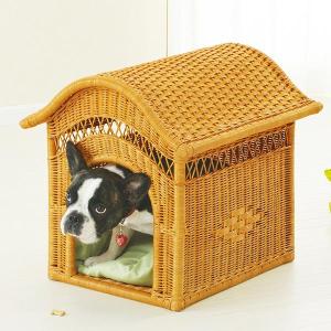 ペットハウス ラタン 犬小屋 籐家具 幅45cm （ ラタン